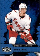 2020-21 Metal Universe Blue Spectrum Ryan Dzingel #62 Carolina Hurricanes